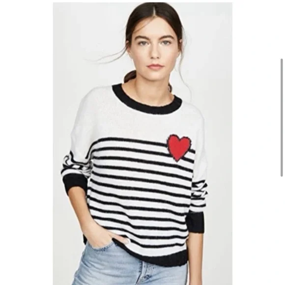 Rails Perci Bretton Heart Striped Sweater Striped - Picture 5 of 12